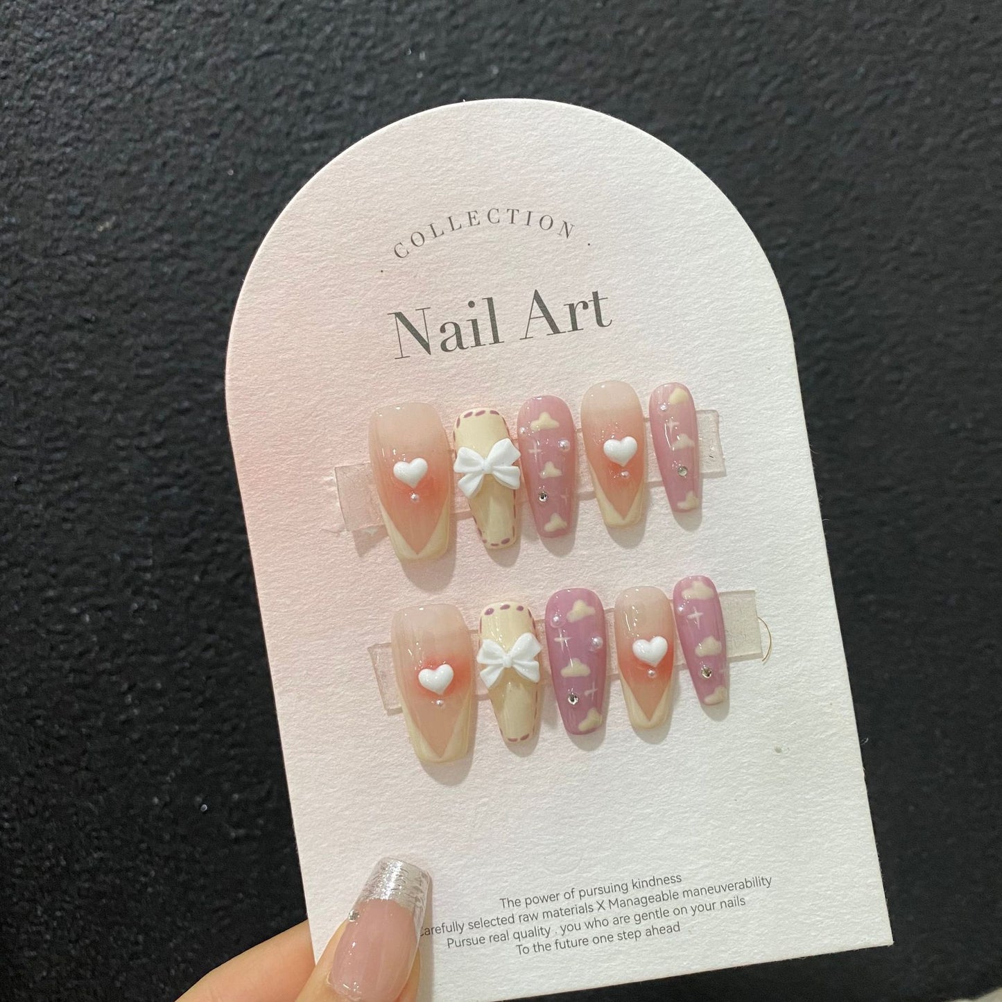 Pure handmade finished removable pop flash wearable nail art patches 2921