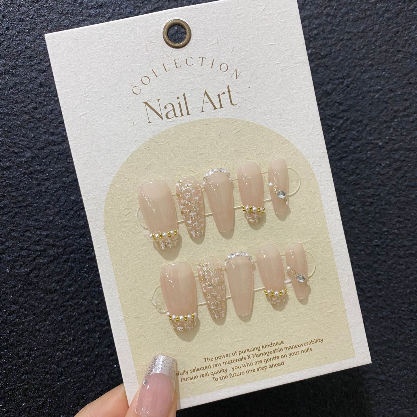 Pure handmade finished removable pop flash wearable nail art patches 2903