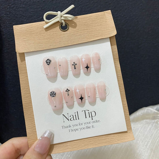 Pure handmade finished removable pop flash wearable nail art patches 2913